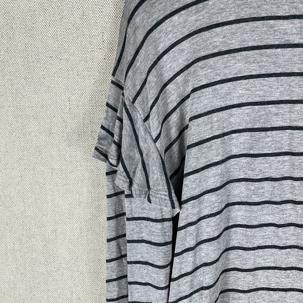 Left Coast Dolan > Striped Quarter Sleeve Top Medium - Picture 4 of 8